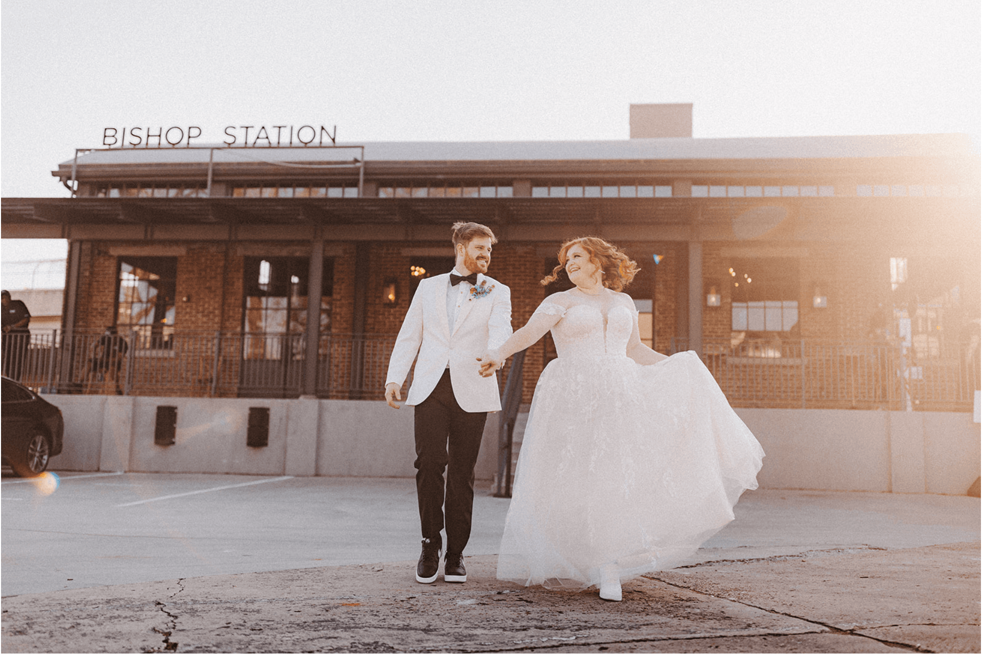 Spencer & Caroline — Bishop Station